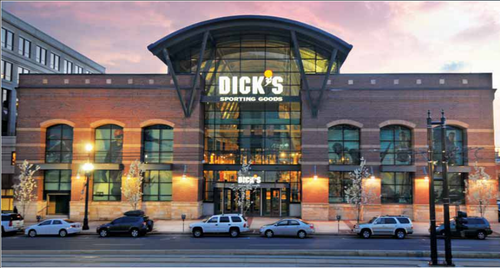 Exterior of Dick's Sporting Goods